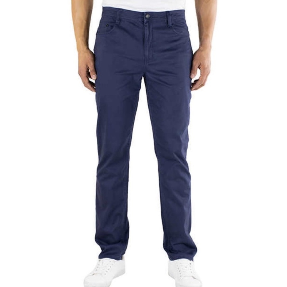 Jachs Straight Fit Stretch Traveler Pant blue size 32x30